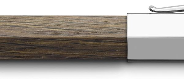 Fountain Pen: "Smoked Oak" color scheme — Fine Nib — Ideal for Calligraphy and Drawing.