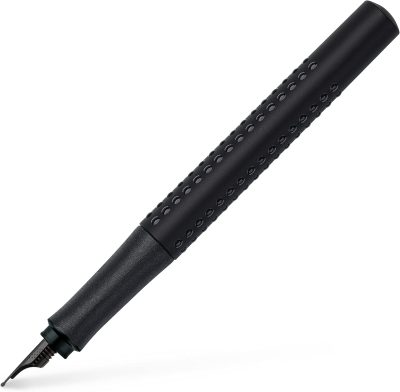 Fountain Pen (Medium Nib) — All-Black Edition