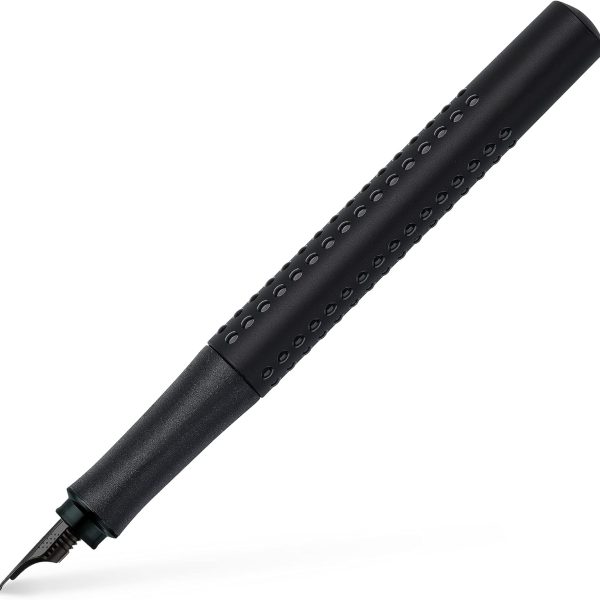 Fountain Pen (Medium Nib) — All-Black Edition